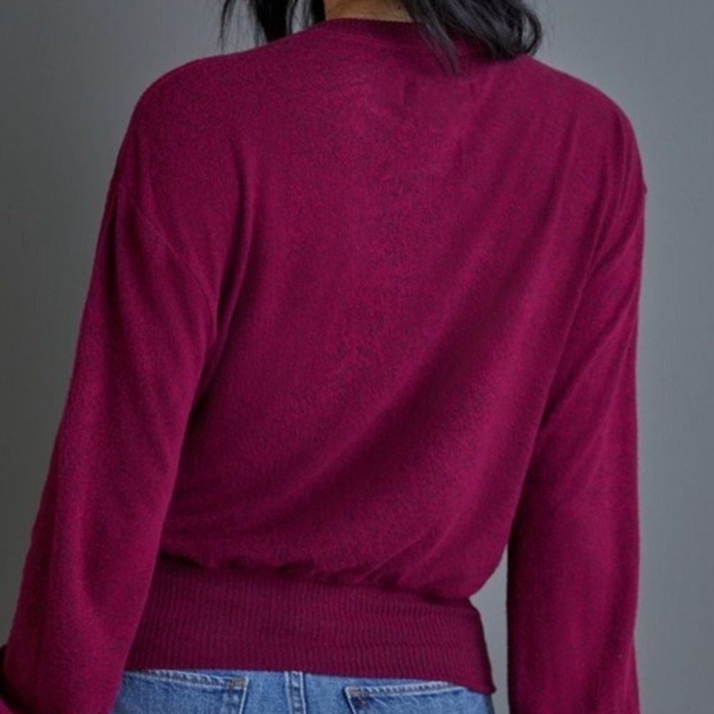 Anthropologie Rocio Surplice Knit Top - Picture 5 of 8